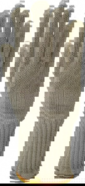 Cut-Resistant Glove: Knifehandler 333370, Size Small, ANSI Cut A9, ANSI Puncture 0, Uncoated, Stainless Steel Fiber