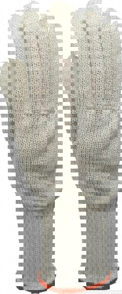 Cut & Abrasion-Resistant Glove: Knifehandler 33337, Size X-Large, ANSI Cut A9, ANSI Puncture 0, Uncoated, Fiber & Stainless Steel