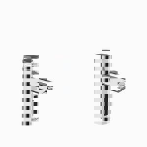 0.35 gpm Solar Powered Sensor Bathroom Sink Faucet in Polished Chrome (Mixer Not Included)