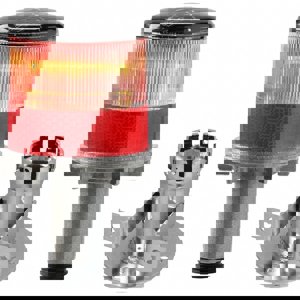 Strobe Light: Red, Bracket Mount