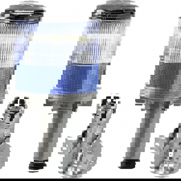 Strobe Light: Blue, Bracket Mount