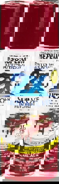 Enamel Spray Paint: Colonial Red, Gloss, 12 oz