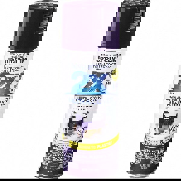 Enamel Spray Paint: Purple, Gloss, 12 oz