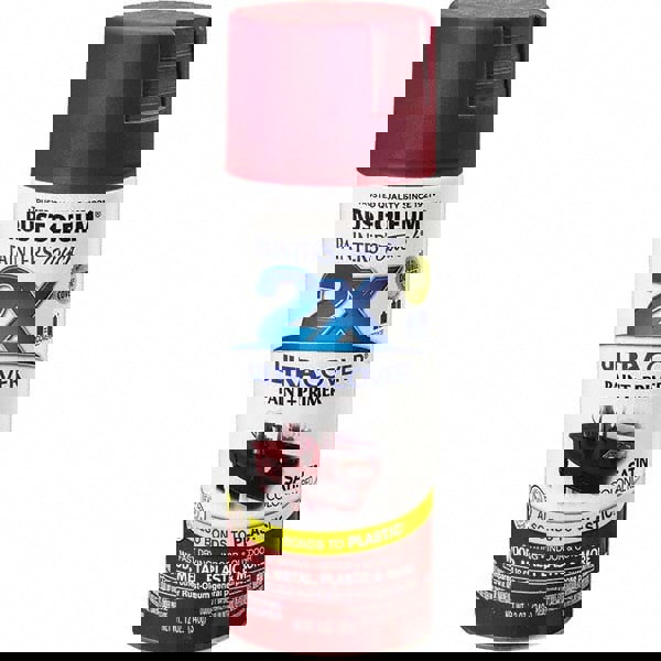 Enamel Spray Paint: Colonial Red, Satin, 12 oz