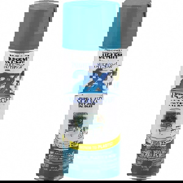 Enamel Spray Paint: Lagoon, Satin, 12 oz