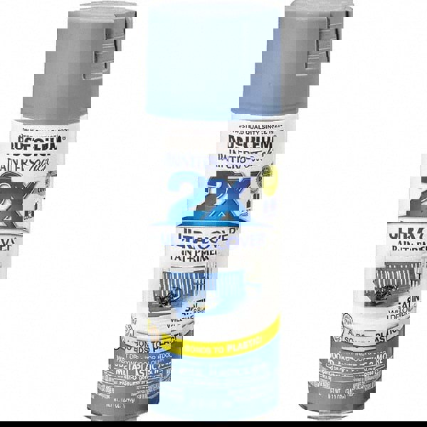 Enamel Spray Paint: Wildflower Blue, Satin, 12 oz