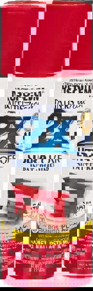 Enamel Spray Paint: Poppy Red, Gloss, 12 oz