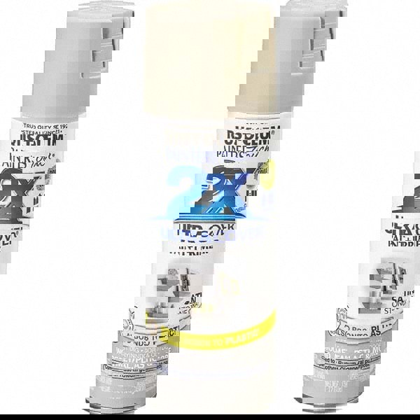 Enamel Spray Paint: Stone Gray, Satin, 12 oz