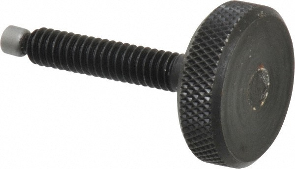 1215 Steel Thumb Screw: 1/4-20, Knurled Head