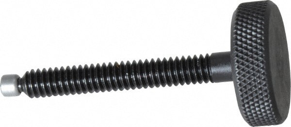 1215 Steel Thumb Screw: 1/4-20, Knurled Head
