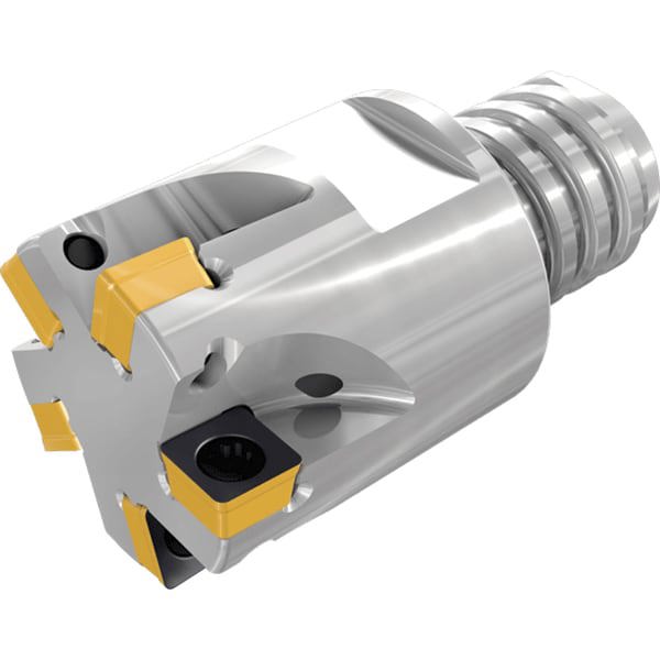 Indexable Square-Shoulder End Mills; Maximum Depth of Cut (mm): 3.50 ; Cutter Style: E90SO-MM-04 ; Shank Diameter (Decimal Inch): 0.7710 ; Shank Diameter (mm): 19.60 ; Insert Holding Method: Screw ; Maximum Ramping Angle: 1