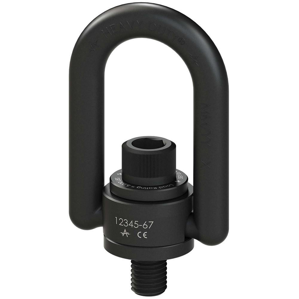 Center Pull Hoist Ring: Screw-On, 4,000