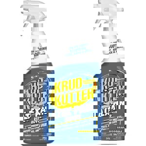 Krud Kutter Latex Paint Remover removes fresh or dried latex paint from a variety of surfaces. Low VOC, biodegradable remover breaks down fully cured latex paint for easy removal or offers quick clean up for fresh paint spills or roller splatter. Colorles