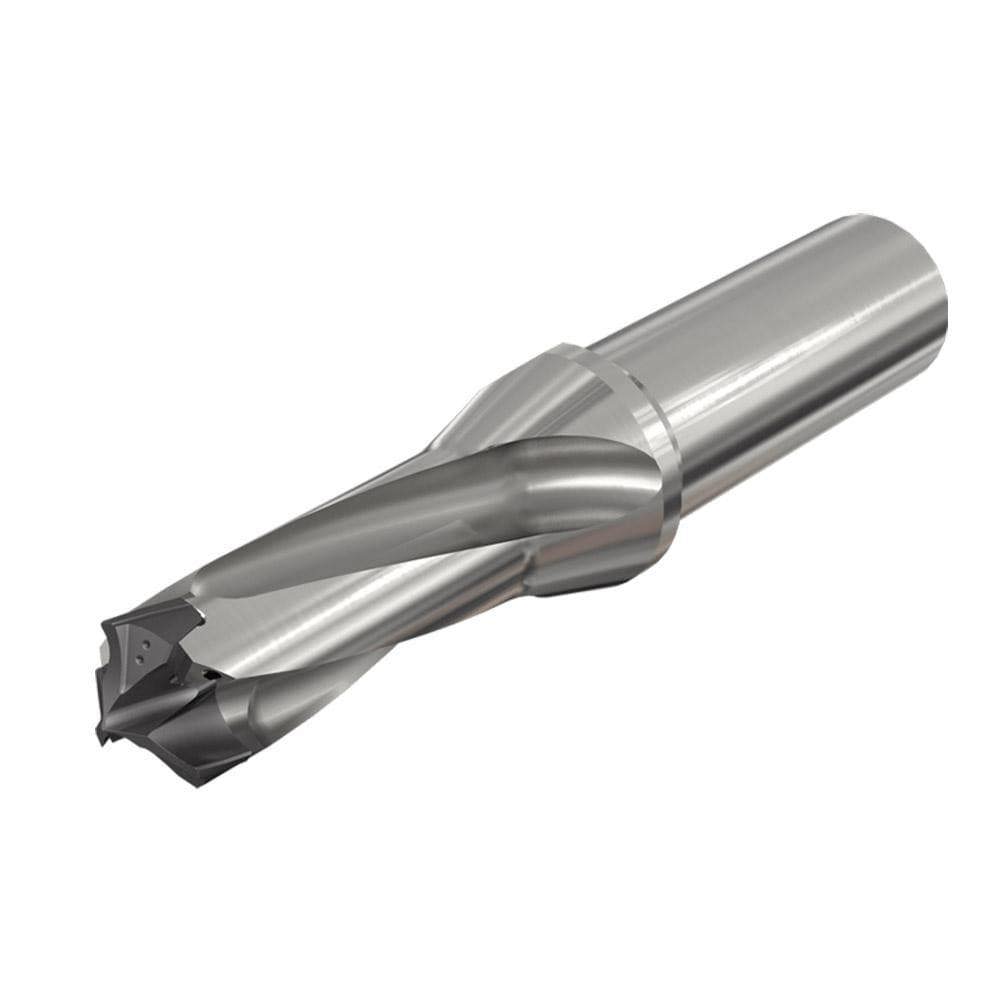 Replaceable-Tip Drill: 14.5 to 14.9 mm Dia, 24.85 mm Max Depth, 16 mm Straight-Cylindrical Shank
