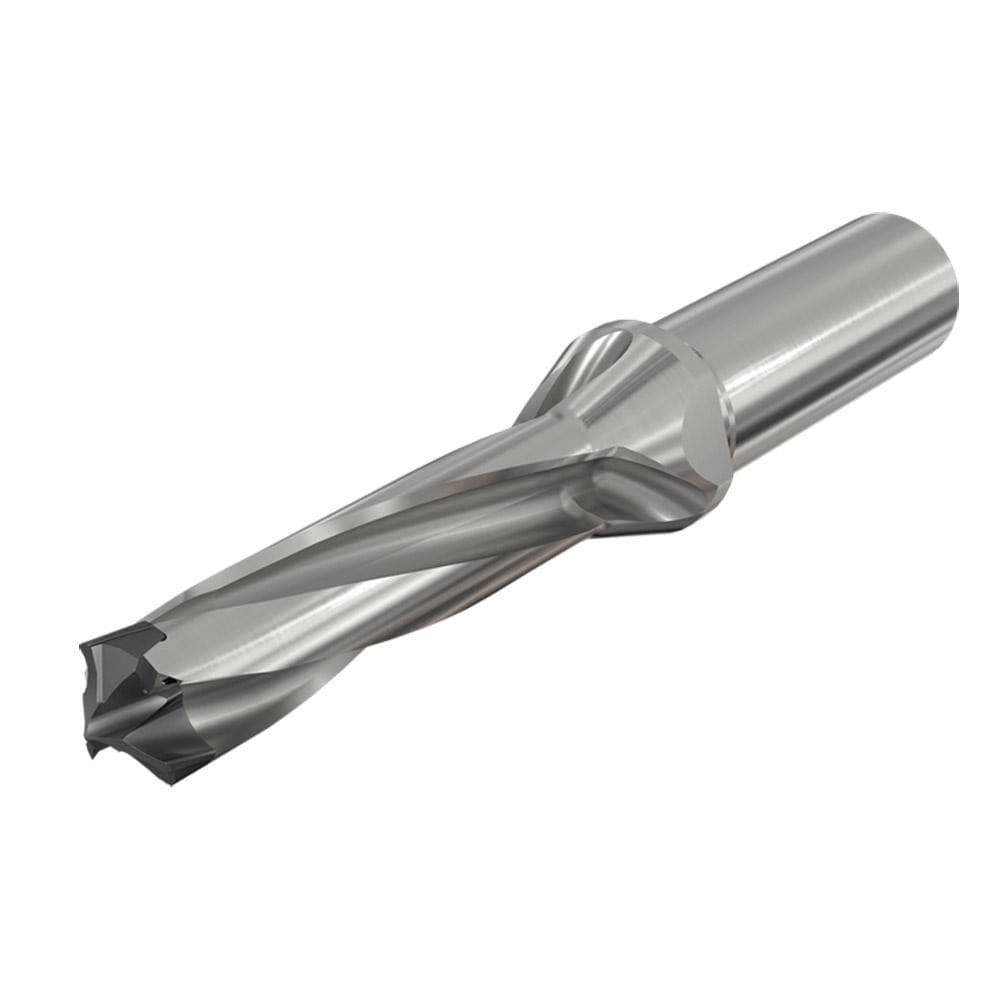 Replaceable-Tip Drill: 14 to 14.4 mm Dia, 45.1 mm Max Depth, 16 mm Straight-Cylindrical Shank