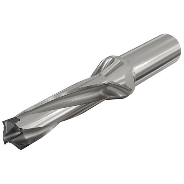 Replaceable-Tip Drill: 17 to 17.9 mm Dia, 60.9 mm Max Depth, 20 mm Straight-Cylindrical Shank