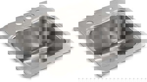 @ 20X20 3H 1B SINK *STACCA SS