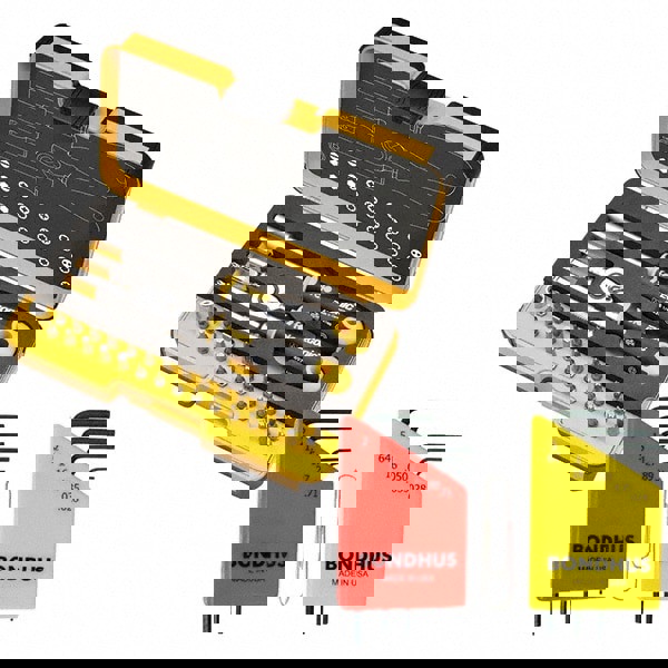 Screwdriver Insert Bit Set: Hex Phillips, Slotted & Torx