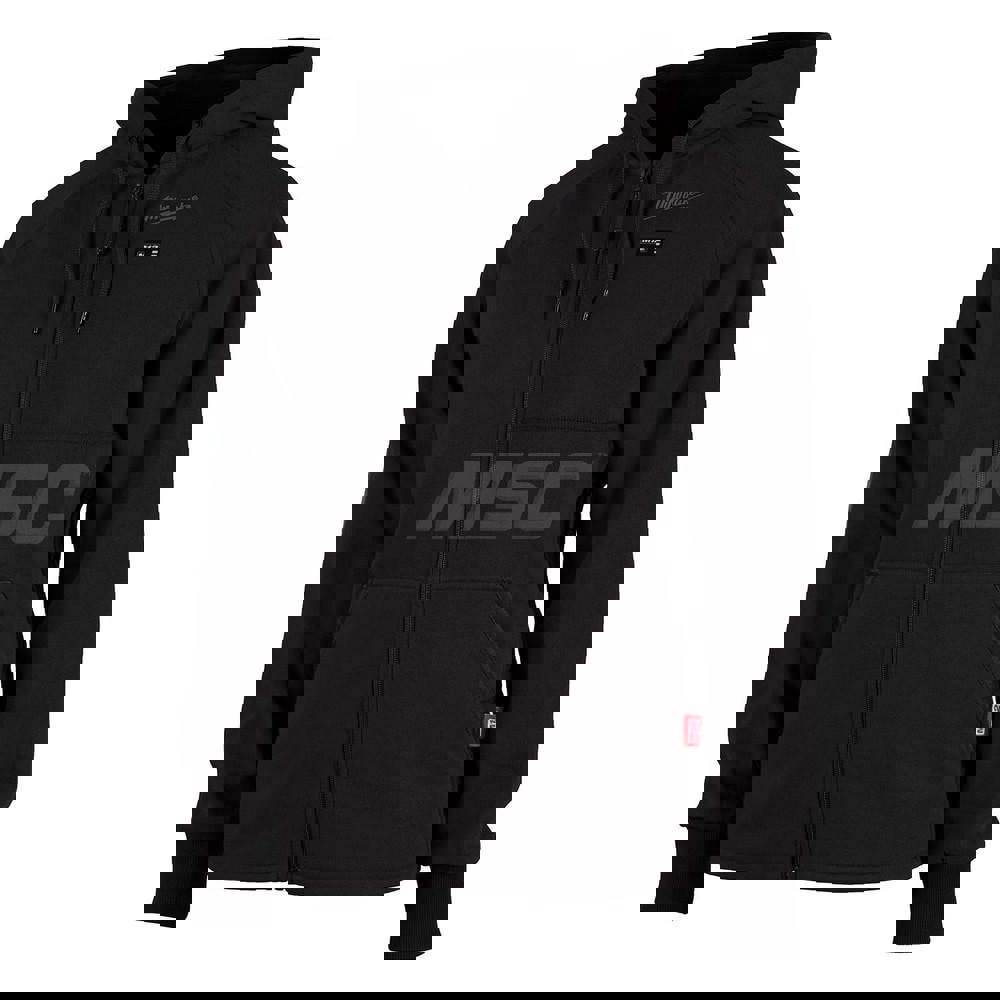 Hooded: Size 2X-Large, Polyester, Zipper Closure