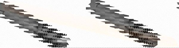 Spiral Point Tap: M5x0.80, 3 Flutes, Plug, 6H Class of Fit, Powdered Metal, HR Coated