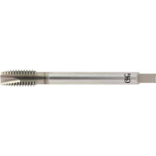 Spiral Point Tap: M16x1.50, 3 Flutes, Plug, 6H Class of Fit, Powdered Metal, HR Coated