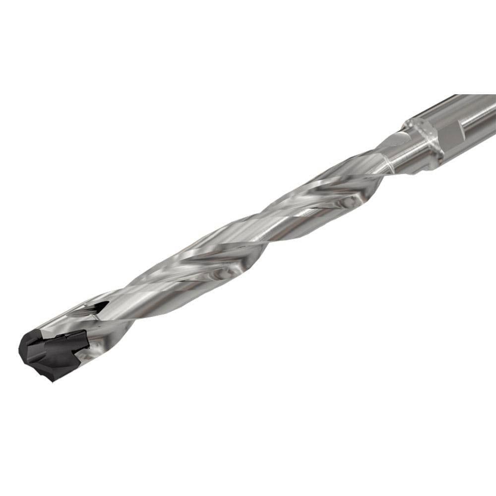 Replaceable-Tip Drill: 4.5 to 4.9 mm Dia, 36.66 mm Max Depth, 6 mm Straight-Cylindrical Shank