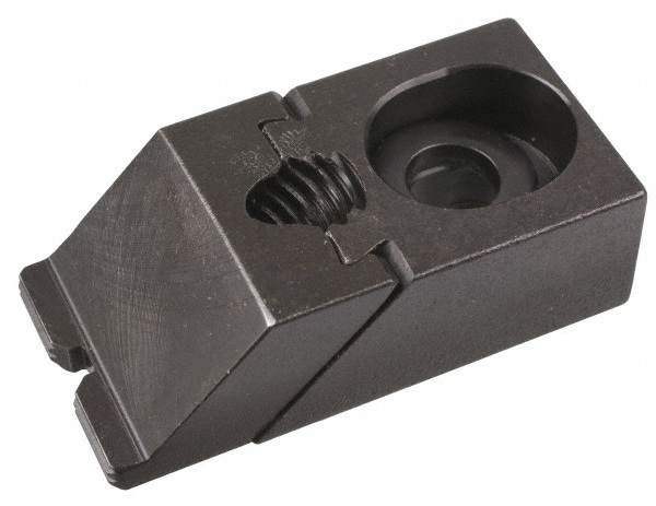Manual Edge Clamps; Travel: 2in ; Socket Cap Screw Slot Size: 1/2 in ; Material: Steel ; Finish: Black