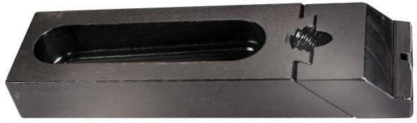 Manual Edge Clamps; Travel: 2in ; Socket Cap Screw Slot Size: 1/2 in ; Material: Steel ; Finish: Black