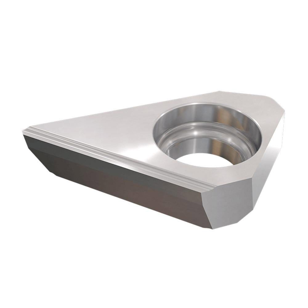Drill Chamfer Inserts; Insert Size Code: 09 ; Insert Material: Carbide ; Insert Thickness: 0.1300in ; Insert Shape: Triangle ; Manufacturer Grade: IC808 ; Inscribed Circle: 0.3346in