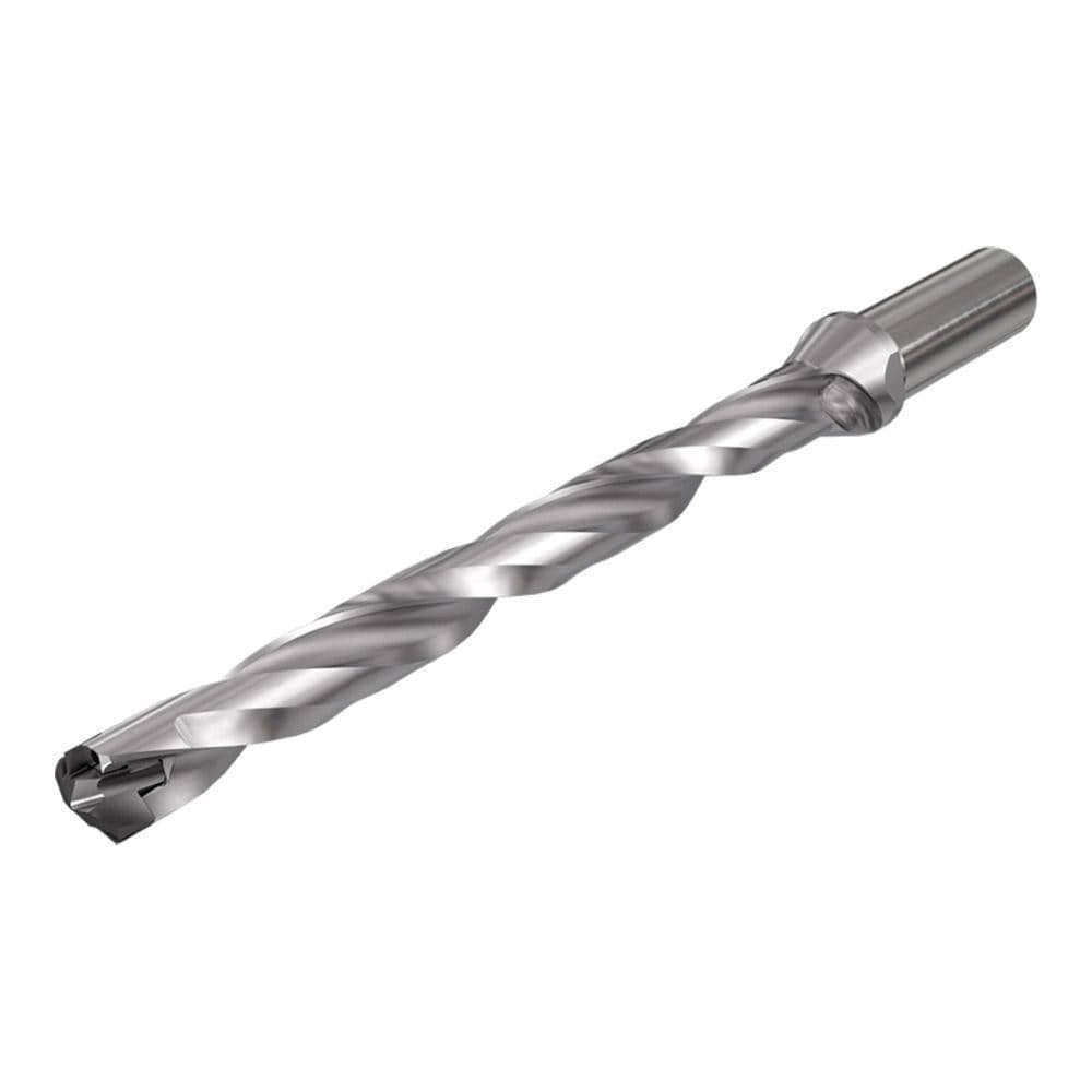 Replaceable-Tip Drill: 19 to 19.9 mm Dia, 192.9 mm Max Depth, 25 mm Straight-Cylindrical Shank