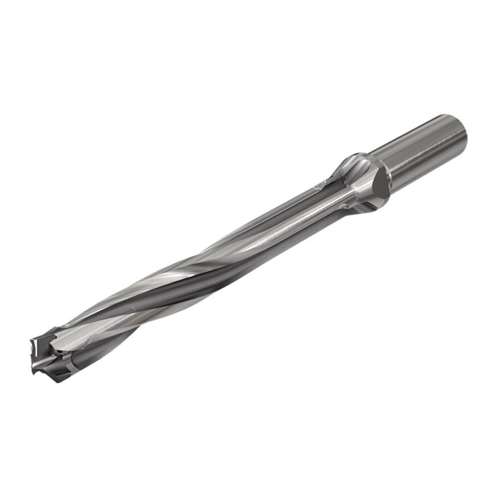 Replaceable-Tip Drill: 14.5 to 14.9 mm Dia, 119.1 mm Max Depth, 16 mm Straight-Cylindrical Shank