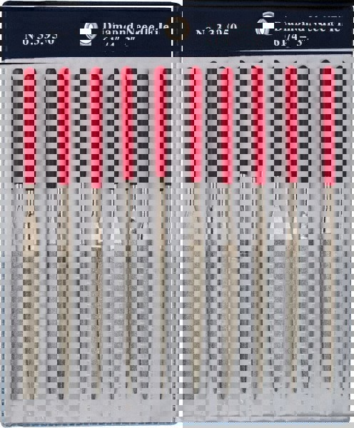 File Set: 10 Pc, Diamond