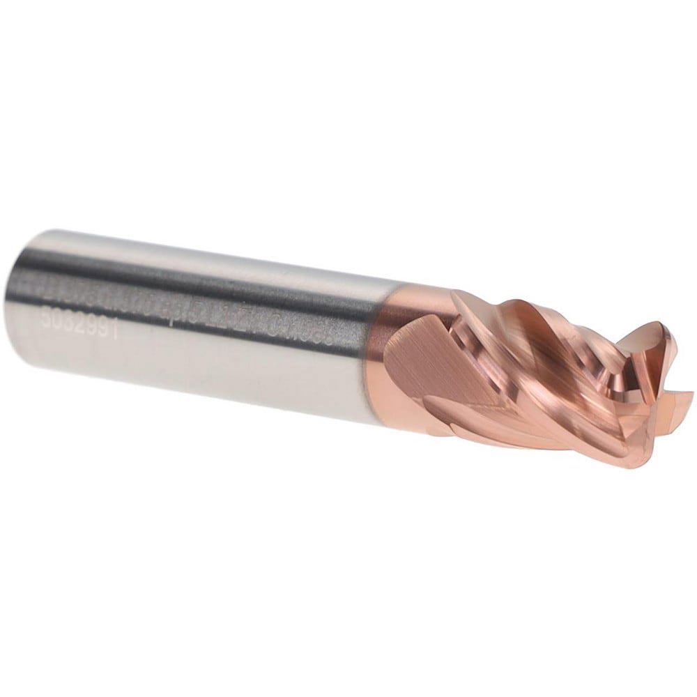 Corner Radius End Mill: 3/8