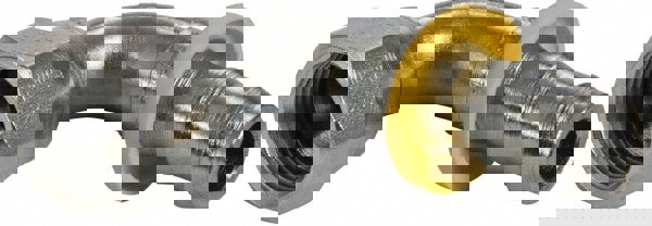 Hydraulic Hose Short Drop Female JIC Swivel 90 deg Elbow: 12.70 mm Hose ID, Hose Size 8, 3/4-16 Thread