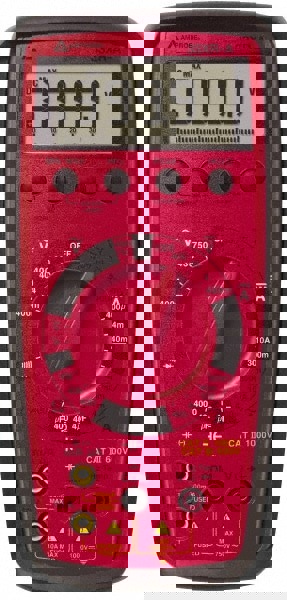 CAT II & CAT III, Auto Ranging Average Responding Digital & Manual Ranging Multimeter: 750 VAC, 1,000 VDC