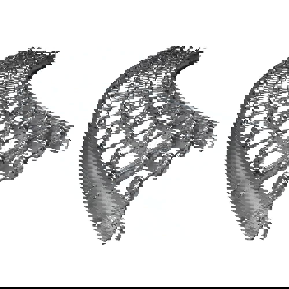 Gravity Conveyors; Conveyor Type: Skate Wheel ; Component: 90 Degree Curved Conveyor ; Telescopic: No ; Overall Width: 18 ; Minimum Extended Length: 10.0ft ; Maximum Extended Length: 10.0000