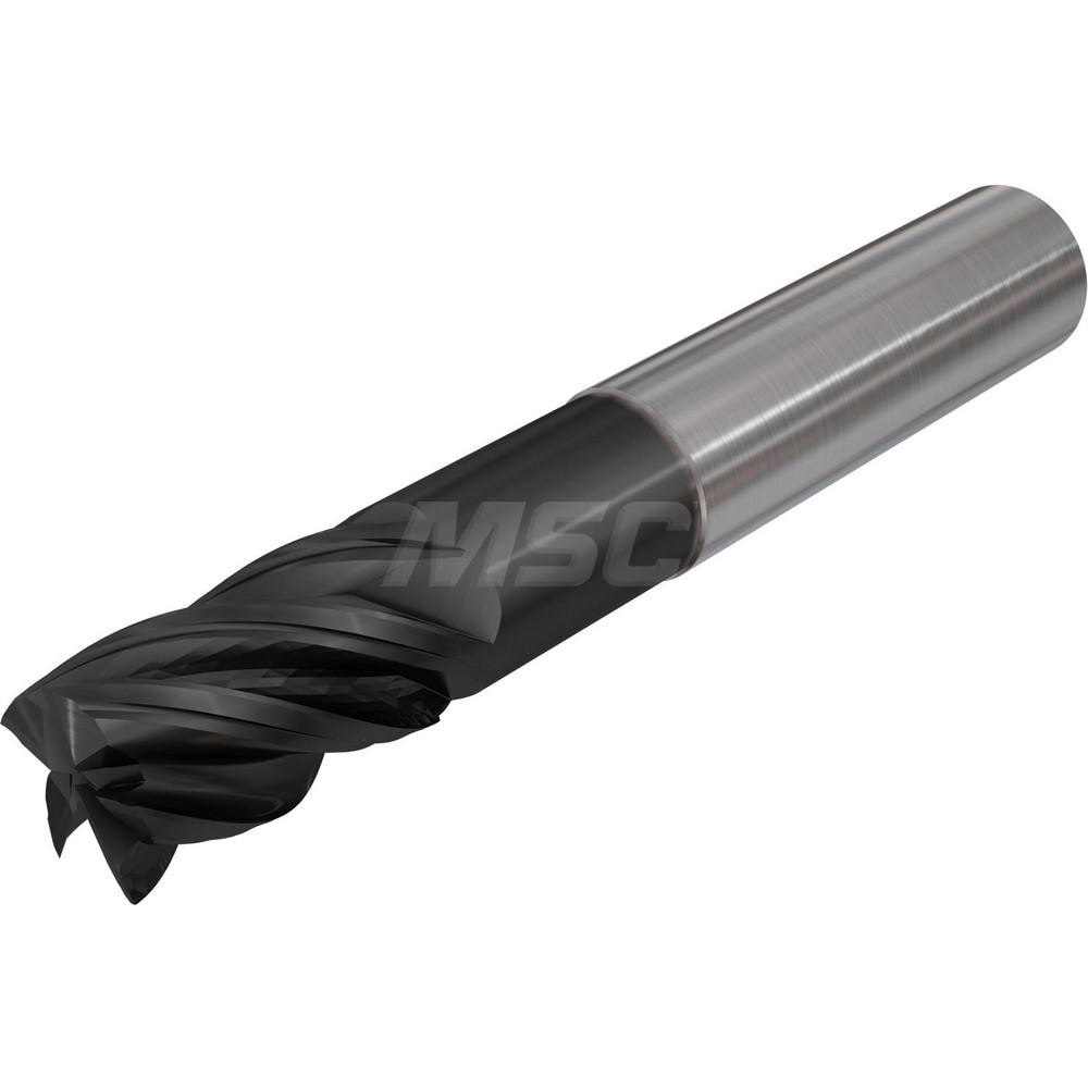 Square End Mill: 1/2'' Dia, 7/8'' LOC, 1/2'' Shank Dia, 3'' OAL, 4 Flutes, Solid Carbide