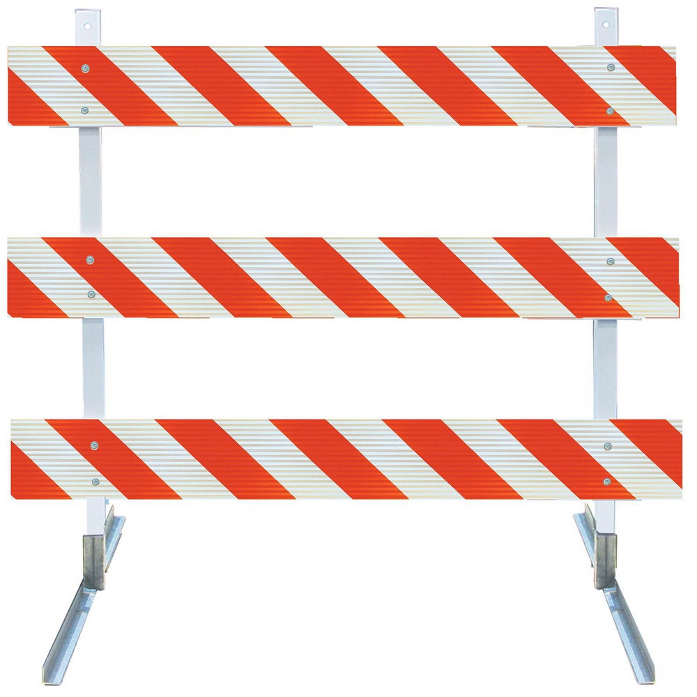 Traffic Barricades; Barricade Height (Inch): 63 ; Barricade Width (Inch): 72 ; Reflective: Yes ; Compliance: MASH Compliant; MUTCD