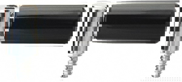 25/32 Inch Handle Diameter, M8x1.25 Stem, Revolving, Folding Chrome plated Handwheel and Machine Handle