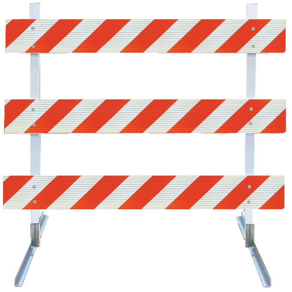 Traffic Barricades; Barricade Height (Inch): 63 ; Barricade Width (Inch): 96 ; Reflective: Yes ; Compliance: MASH Compliant; MUTCD