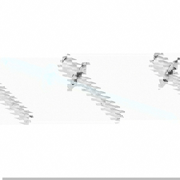 Open End Blind Rivet: Size 44, Dome Head, Steel Body, Steel Mandrel