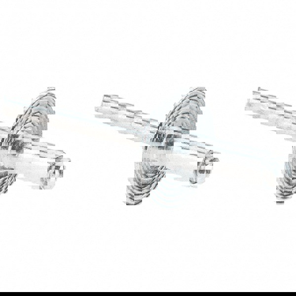 Open End Blind Rivet: Size 66, Large Flange Dome Head, Aluminum Body, Aluminum Mandrel