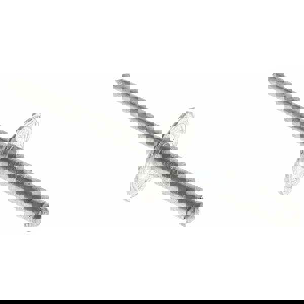 Open End Blind Rivet: Size 610, Large Flange Dome Head, Aluminum Body, Aluminum Mandrel