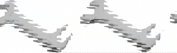 Extra Thin Open End Wrench: Double End Head, 13 mm, Double Ended