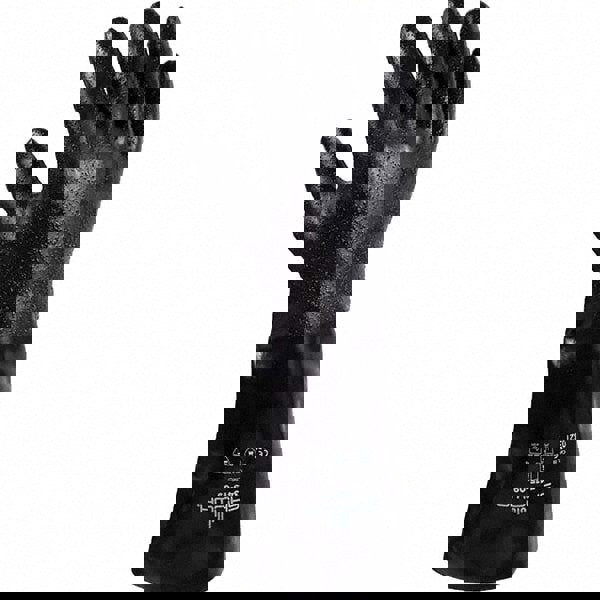 Chemical Resistant Gloves: Large, 14 mil