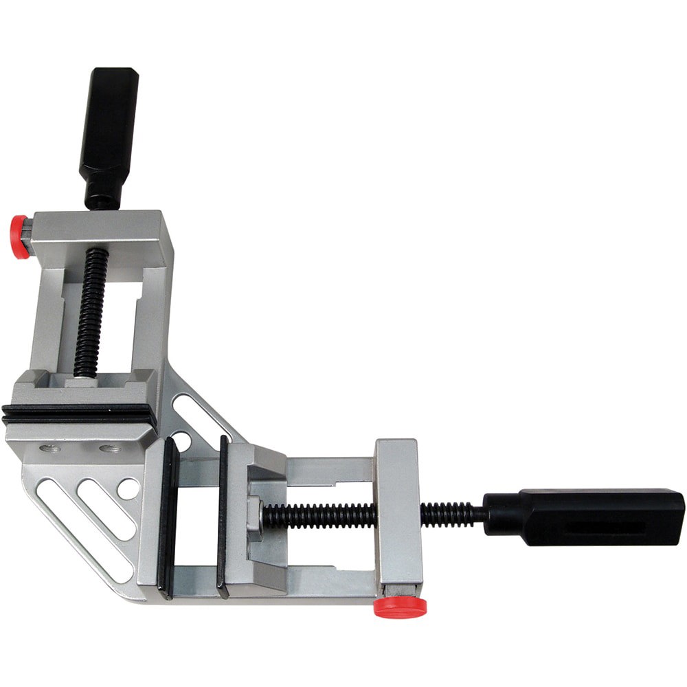 Angle & Corner Clamps; Number of Axes: 0 ; Adjustable Angle: No ; Maximum Clamping Angle: 900 ; Minimum Clamping Angle: 450 ; Maximum Clamping Pressure: 250lb ; Throat Depth (Inch): 2-1/2