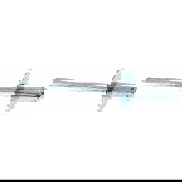 Open End Blind Rivet: Size 44, Large Flange Dome Head, Steel Body, Steel Mandrel