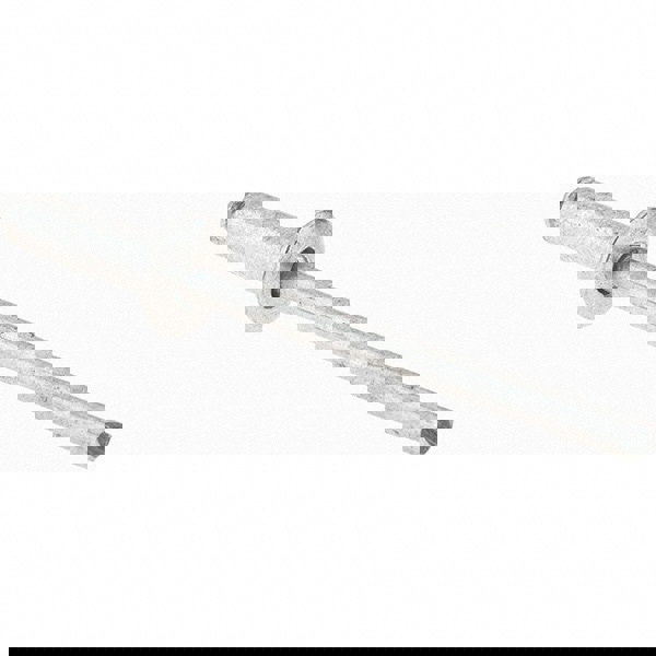 Open End Blind Rivet: Size 44, Dome Head, Aluminum Body, Aluminum Mandrel