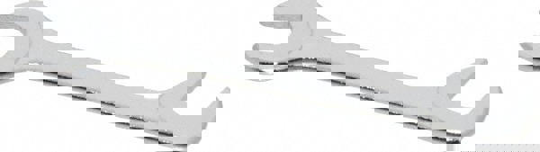 Extra Thin Open End Wrench: Double End Head, 10 mm, Double Ended