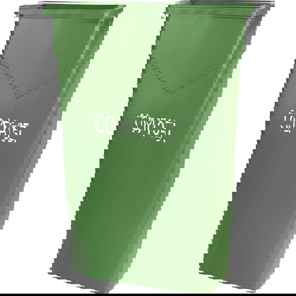 Trash Cans & Recycling Containers; Product Type: Trash Can ; Type: Compost Waste Container ; Container Capacity: 23.00 ; Container Shape: Rectangle ; Lid Type: No Lid ; Container Material: Polyethylene